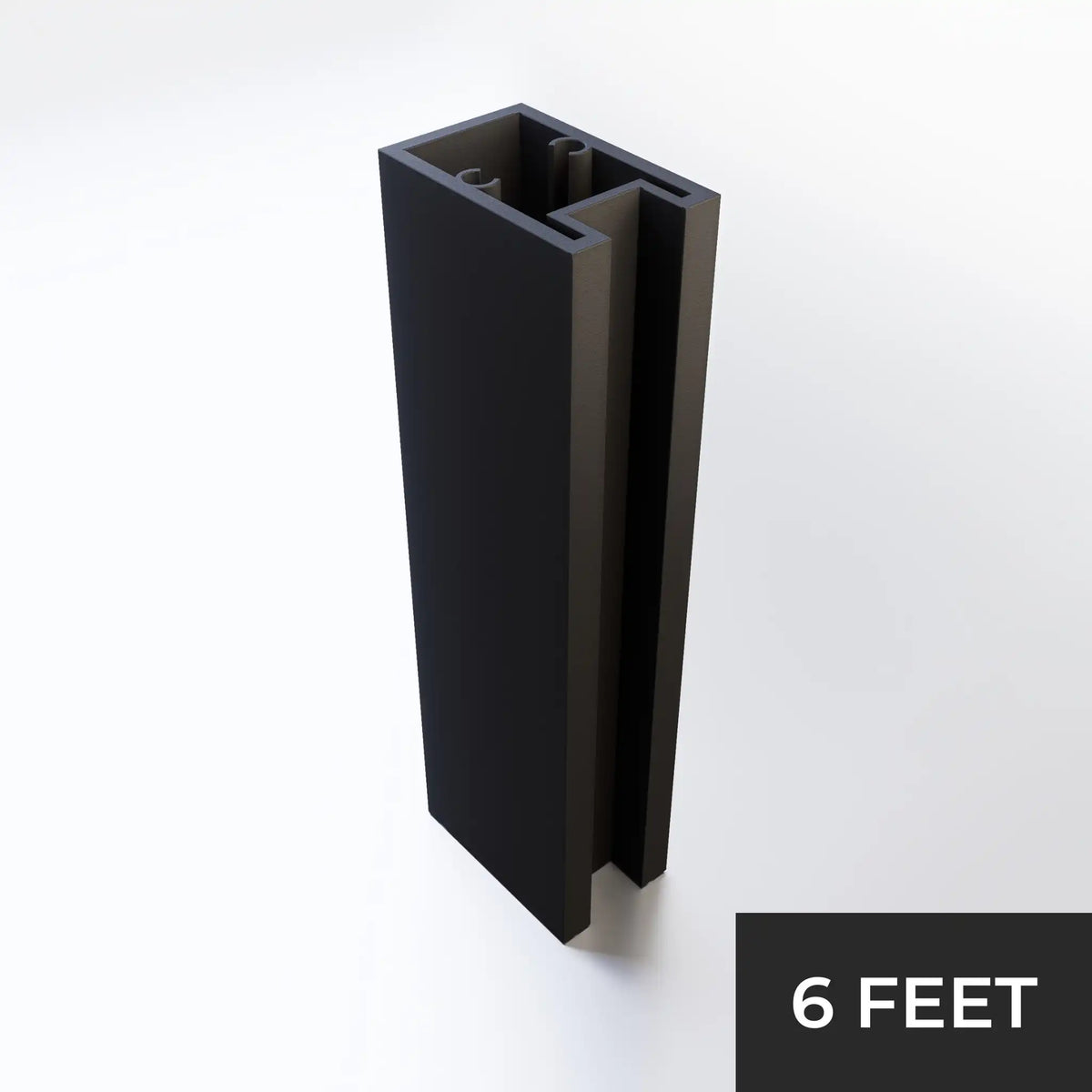 Top Rail 6ft Black