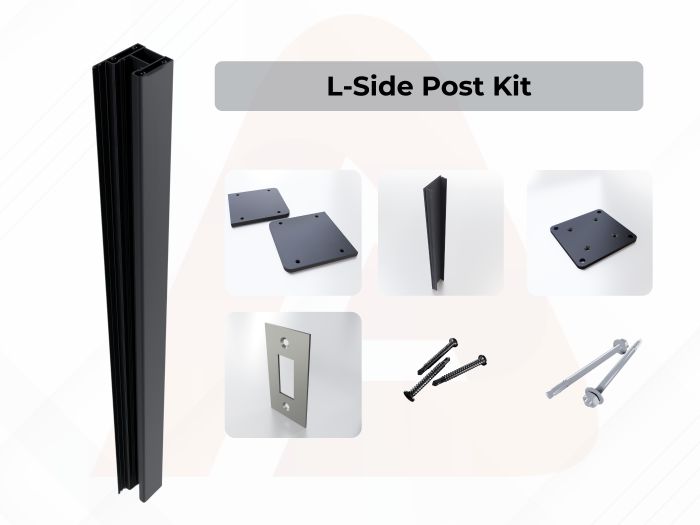 (Box) 2x2in x 6ft L-Side Post