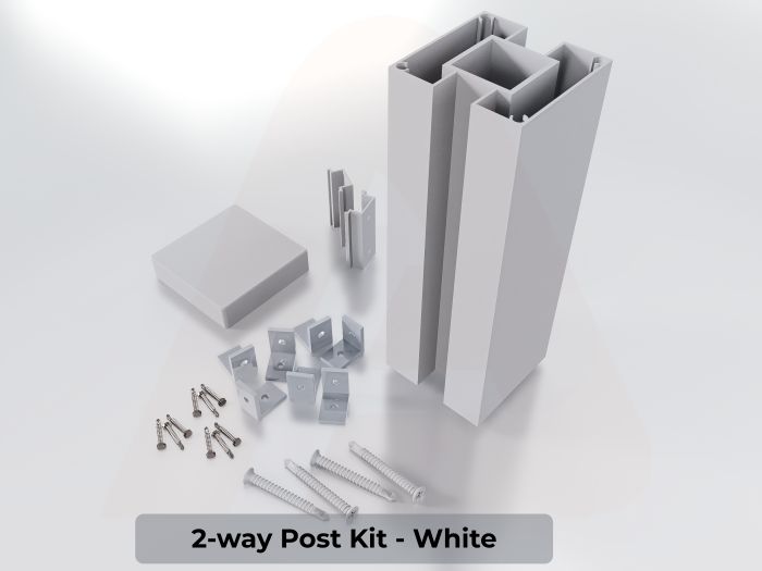 (Fence Box) 2.75 2-way Post Kit 8 ft