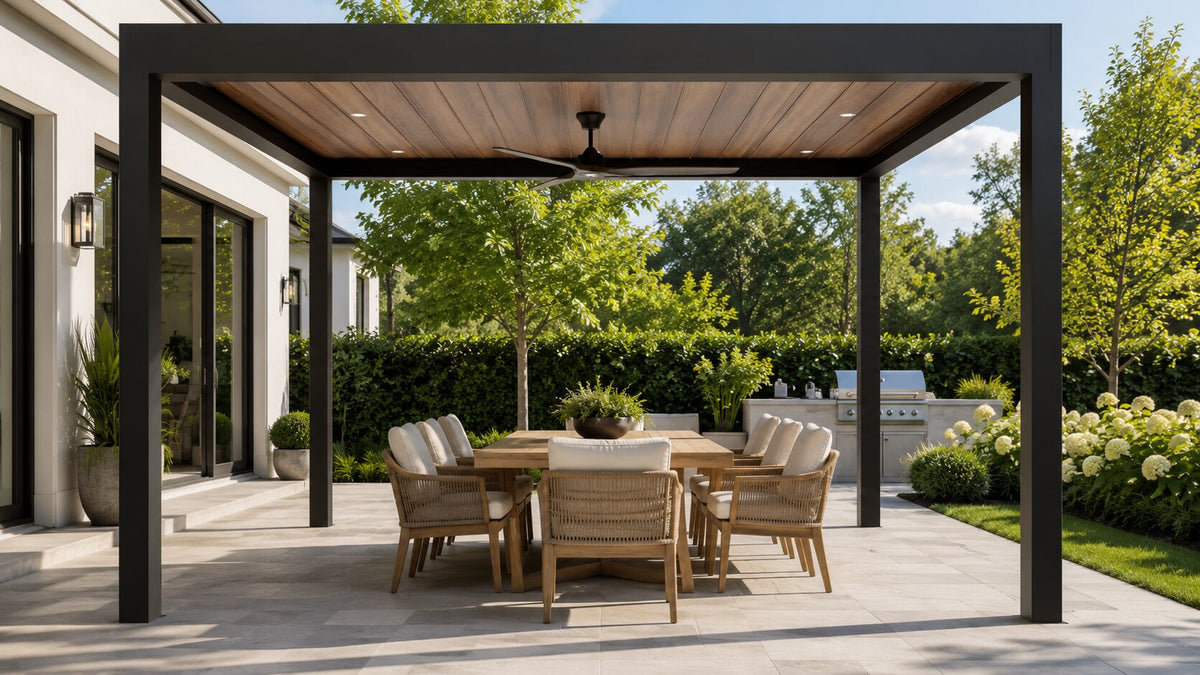 Insulated Aluminum Patio Cover Kit starter patio configuration
