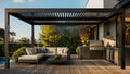 Aluminum Slat Roof Pergola Kits