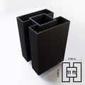 2.75 2-way Post 11 ft - Black