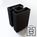 2.75 2-way Post 8 ft - Black