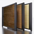 Alu 60 T&G Wood look 6x6 ft. DIY Pedestrian Gate Kit - Single Swing - No Gap
