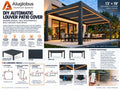 (BOX) DIY Patio Cover Kit 13 ft x 19 ft - Automatic Louver