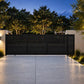 ALU 40 Horizontal GAP 38 Black 18X6 ft. Heav Duty Sliding Gate BL (Motorized)