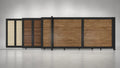 Aluminum Gate Kit Alu50 T&G woodgrain 12X6 HD USA SLIDING