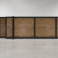 ALU 50 T&G Horizontal NO GAP Wood Grain 18x6 ft. Heavy Duty Sliding Gate WG Ipe