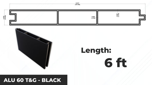 Alu 60 T&G BL 6ft