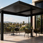 Cantilever 12x16 Slat Roof Pergola (Background)