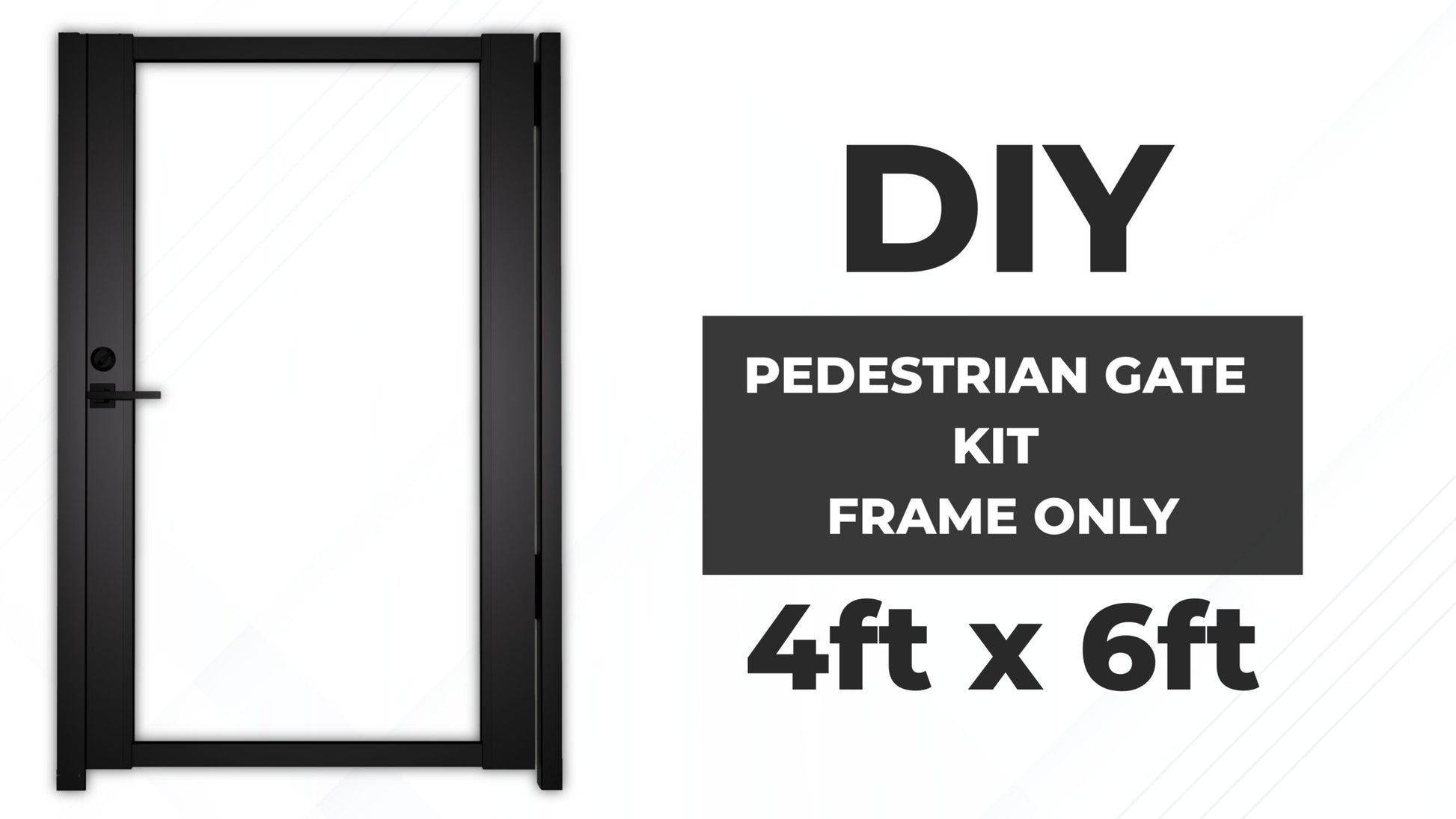 DIY Gate Kit Frame Only 4x6 New