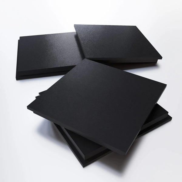 2" Flat Press Cap - Black