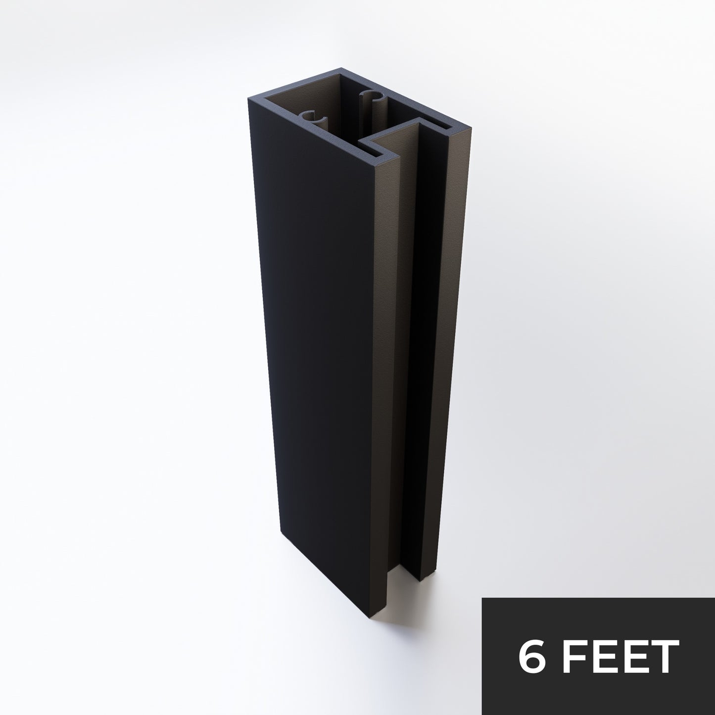 Top Rail 6ft Black