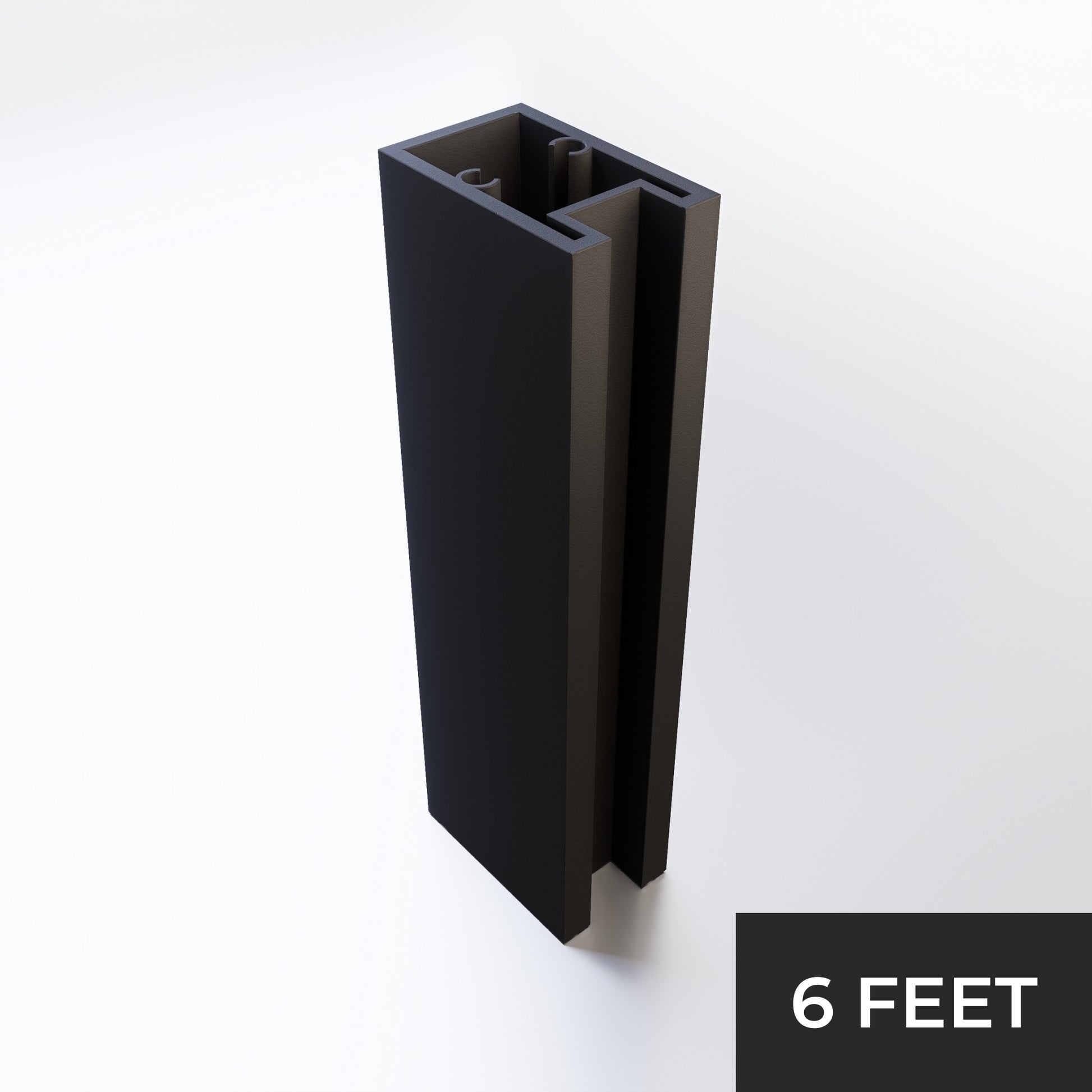 Top Rail 6ft Black