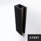 Top Rail 6ft Black