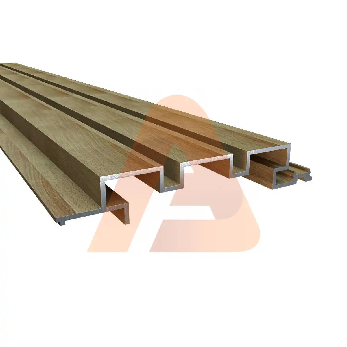 Alu Cladding Clad120 – Aluminum Cladding Panel (Black & Woodgrain)