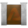 Aluminum Fence Kit Alu50 T&G 6' x 6.3'
