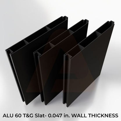 (Gate Slat Box) ALU 60 T&G Slat - 11pcs (62in)