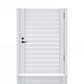 (Box) Alu 40 4x6 ft. DIY Pedestrian gate kit - Single swing - GAP 3/8" - White