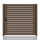 (Box) Alu 40 6x6 ft. DIY Pedestrian gate kit - Single swing - GAP 3/8" - Bronze