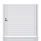 (Box) Alu 40 6x6 ft. DIY Pedestrian gate kit - Single swing - GAP 3/8" - White