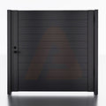 (Box) Alu 60 T&G 6x6 ft. DIY Pedestrian Gate Kit - Single swing - No Gap