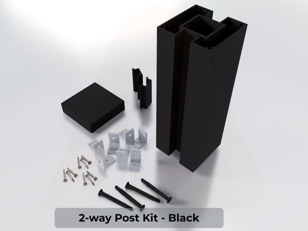 (Fence Box) 2.75 2-way Post Kit 8 ft