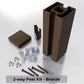 (Fence Box) 2.75 2-way Post Kit 8 ft
