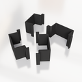 (Pack of 30pcs) 2.75 2-way Post Spacers 3/8 in.