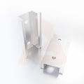 2.75 2-way Post Spacers 2 in. with screws - SS/Black