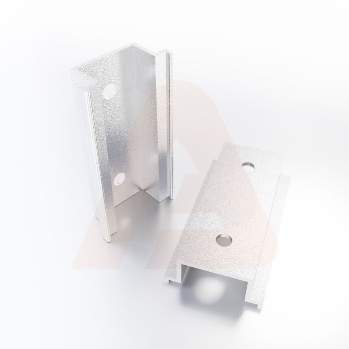2.75 2-way Post Spacers 2 in. with screws - SS/Black