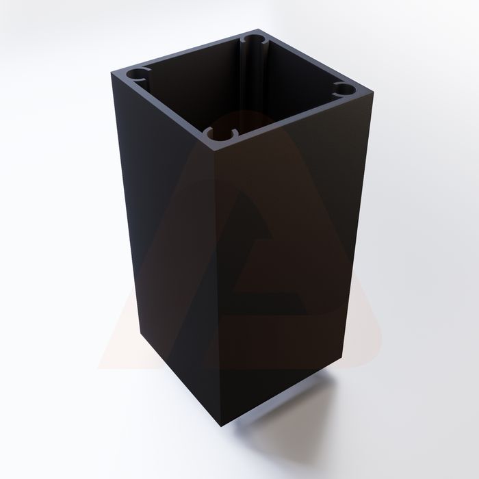 3x3 in. x 6ft. Square Post (.090 Thk) - Black