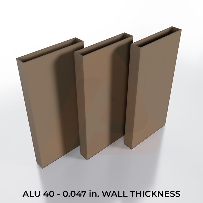 (Gate Slat Box) ALU 40 Slat - 16pcs (39in) - Bronze