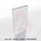 (From Box) ALU 40 Slat 0.047 THK x 8ft