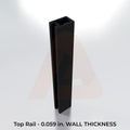 (From Box) Top Rail 0.059 THK - 8 ft.