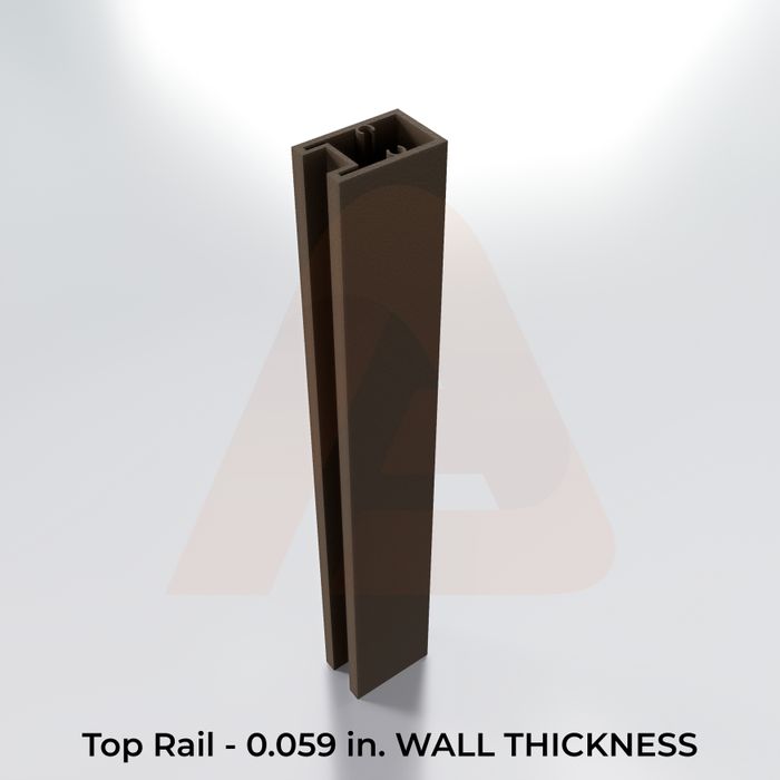 (From Box) Top Rail 0.059 THK - 8 ft.
