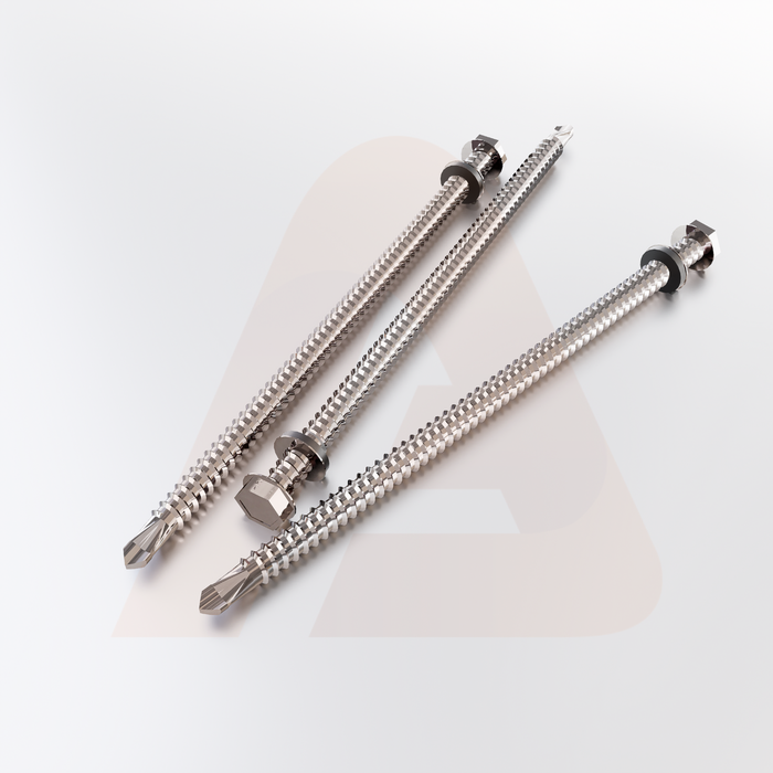 5/16" x 2-1/2" Hex Head & Washer