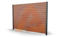 Aluminum Fence Kit Alu40 Woodgrain SLAT 6' x 6' 1/2 GAP